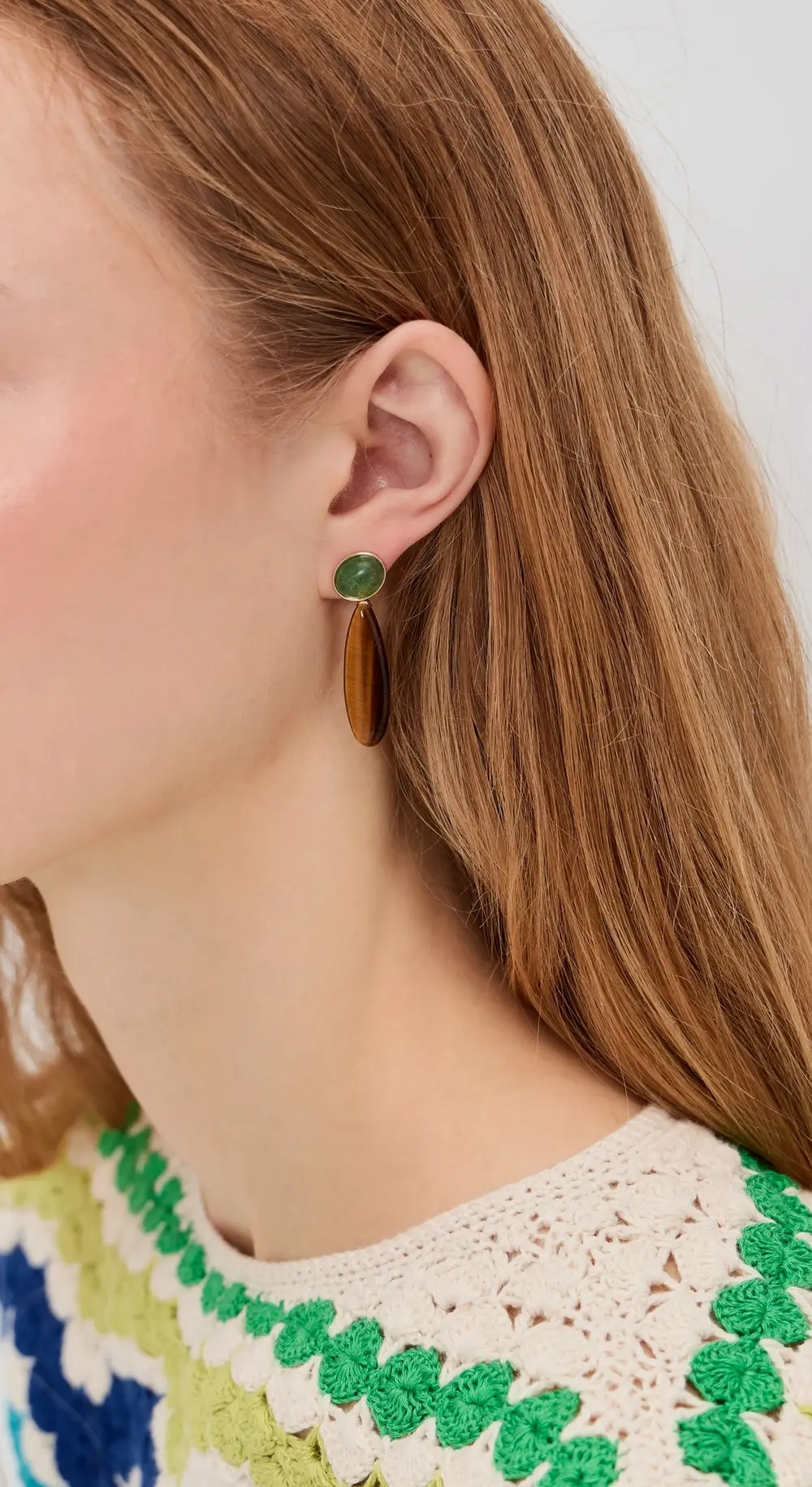 SHASHI Theodora Gemstone Earrings