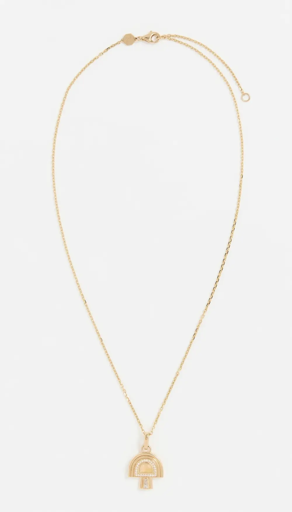 Sorellina 18k Mushroom Pendant Necklace