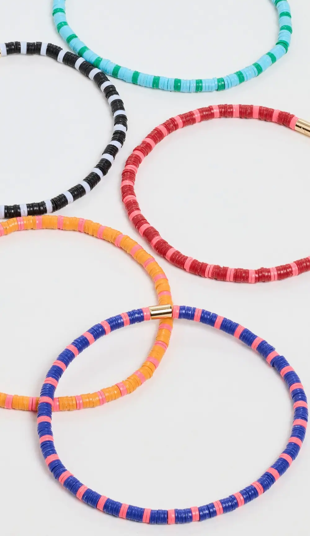 Elsie Frieda Heishi Bead Bracelet Set