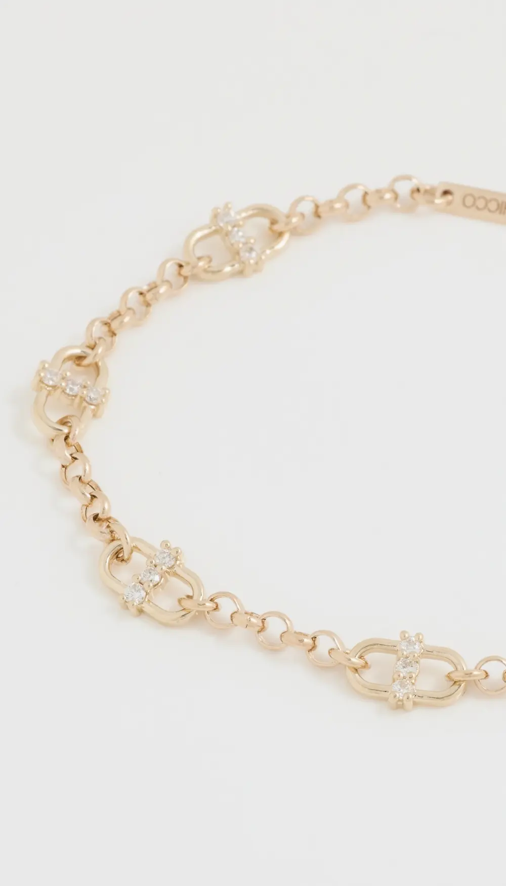 Zoe Chicco 14k Gold Medium Rolo Bracelet