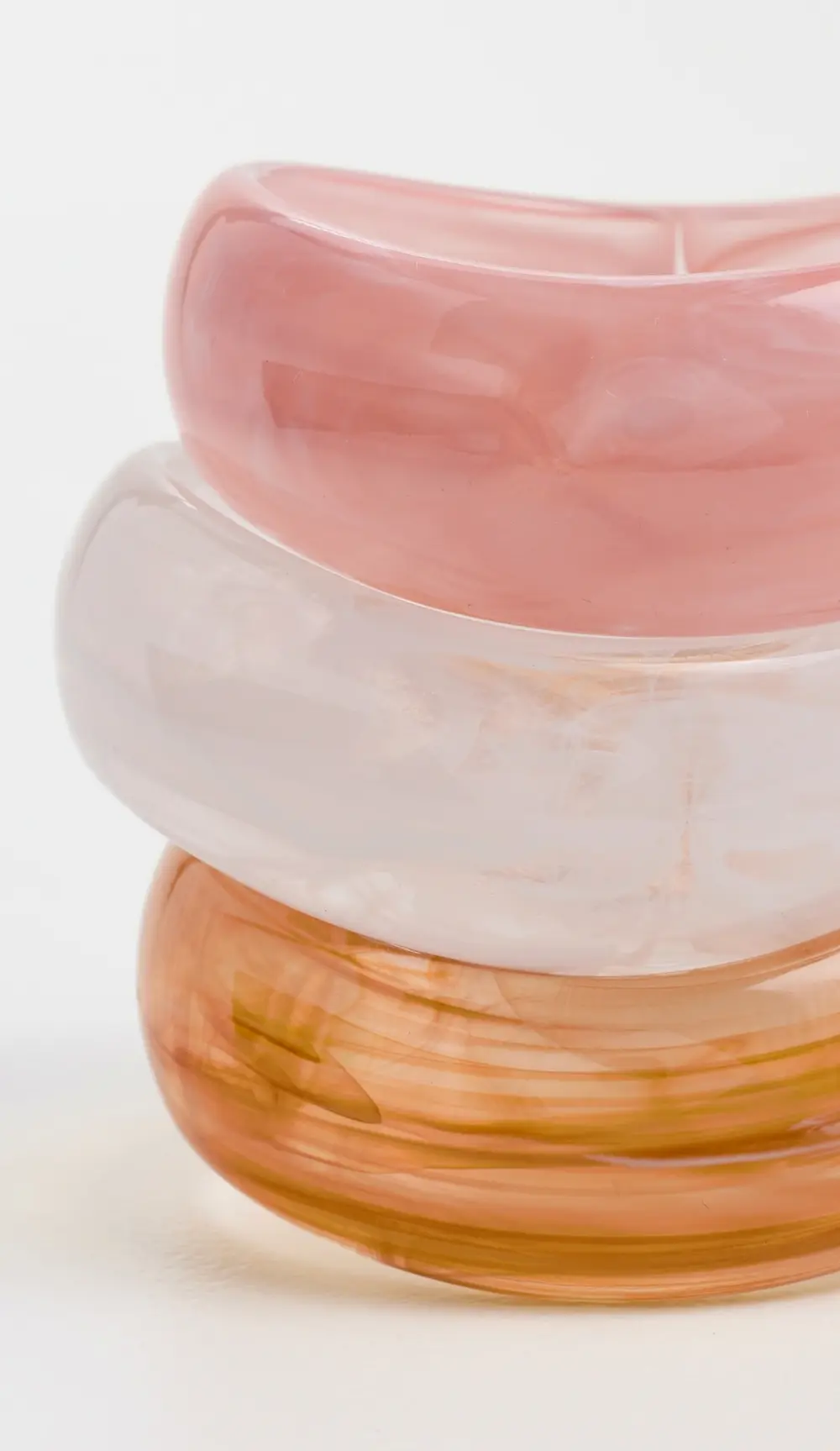 By Adina Eden Pop of Color Resin Bangle Set