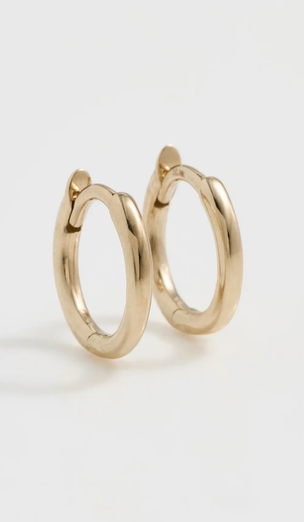 Zoe Chicco 14k Gold Small Hinge Huggie Hoops