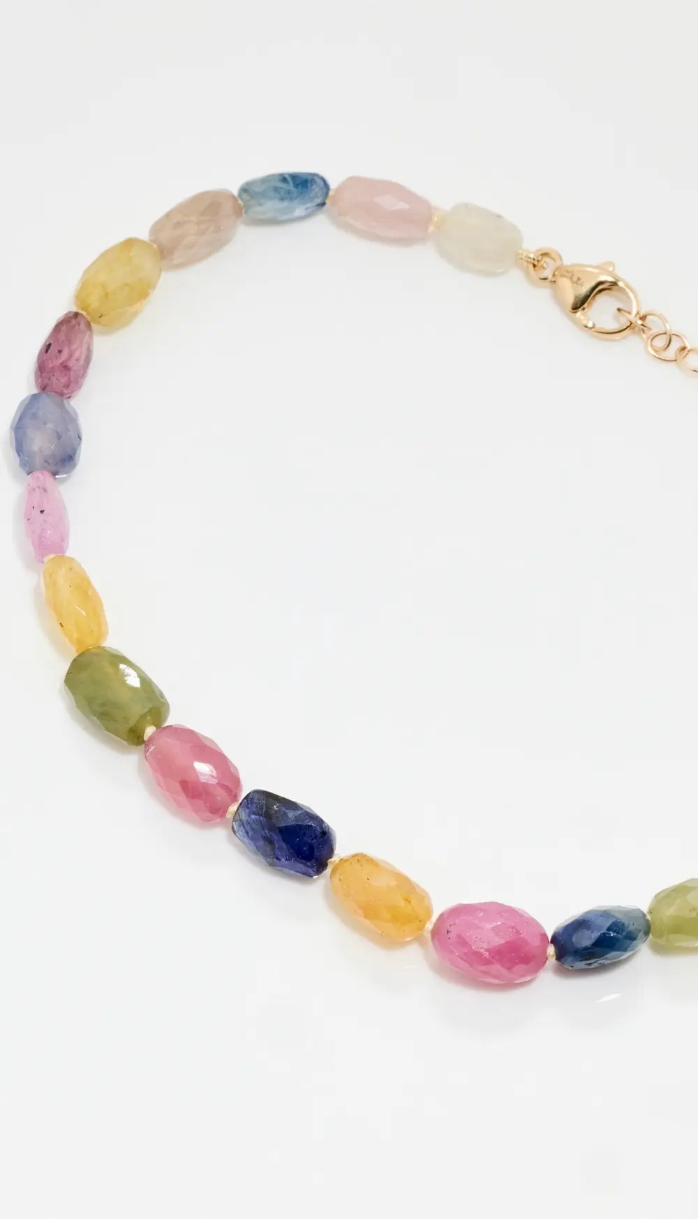 JIA JIA 14k Large Rainbow Sapphire Candy Bracelet