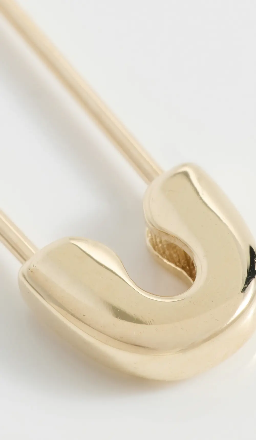 Zoe Chicco 14k Gold Safety Pin Single Earring