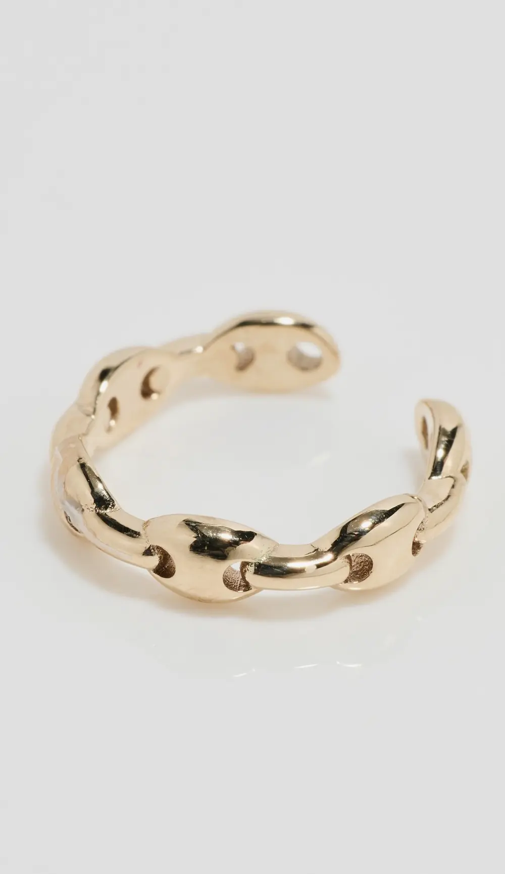 Zoe Chicco 14k Gold Small Mariner Link Hard Ear Cuff