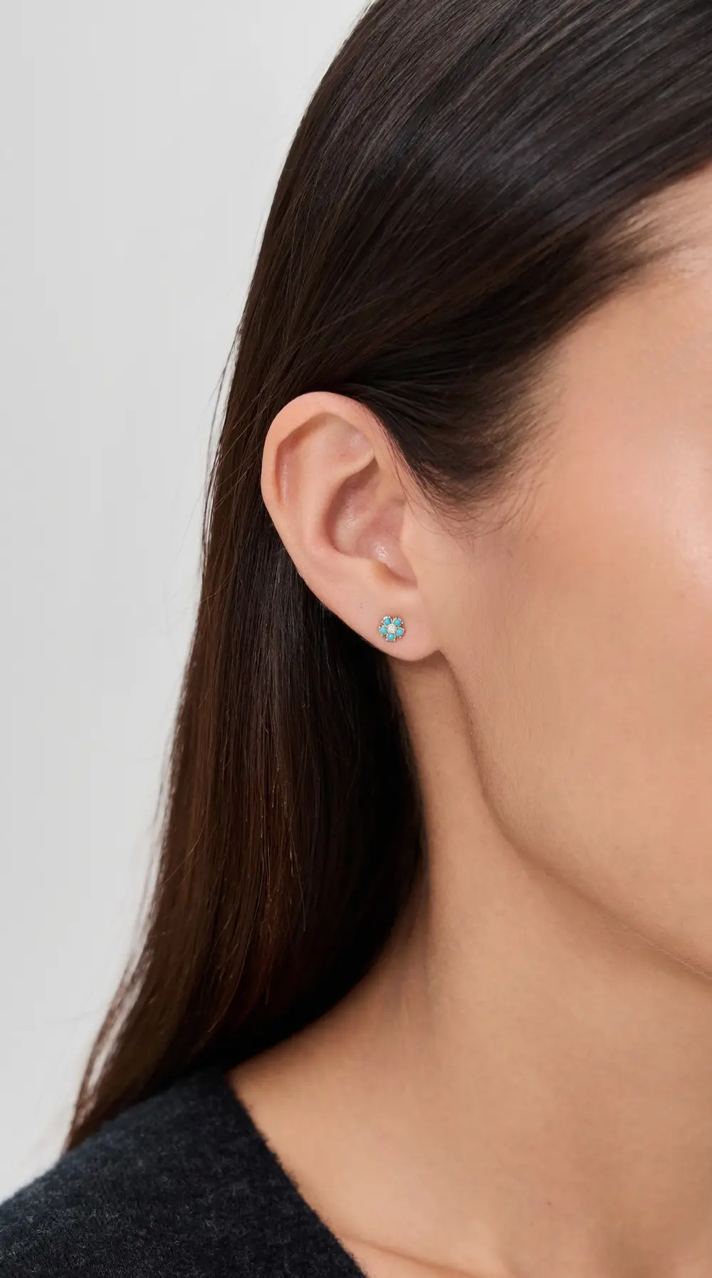 Jennifer Meyer Jewelry Mini Flower Studs