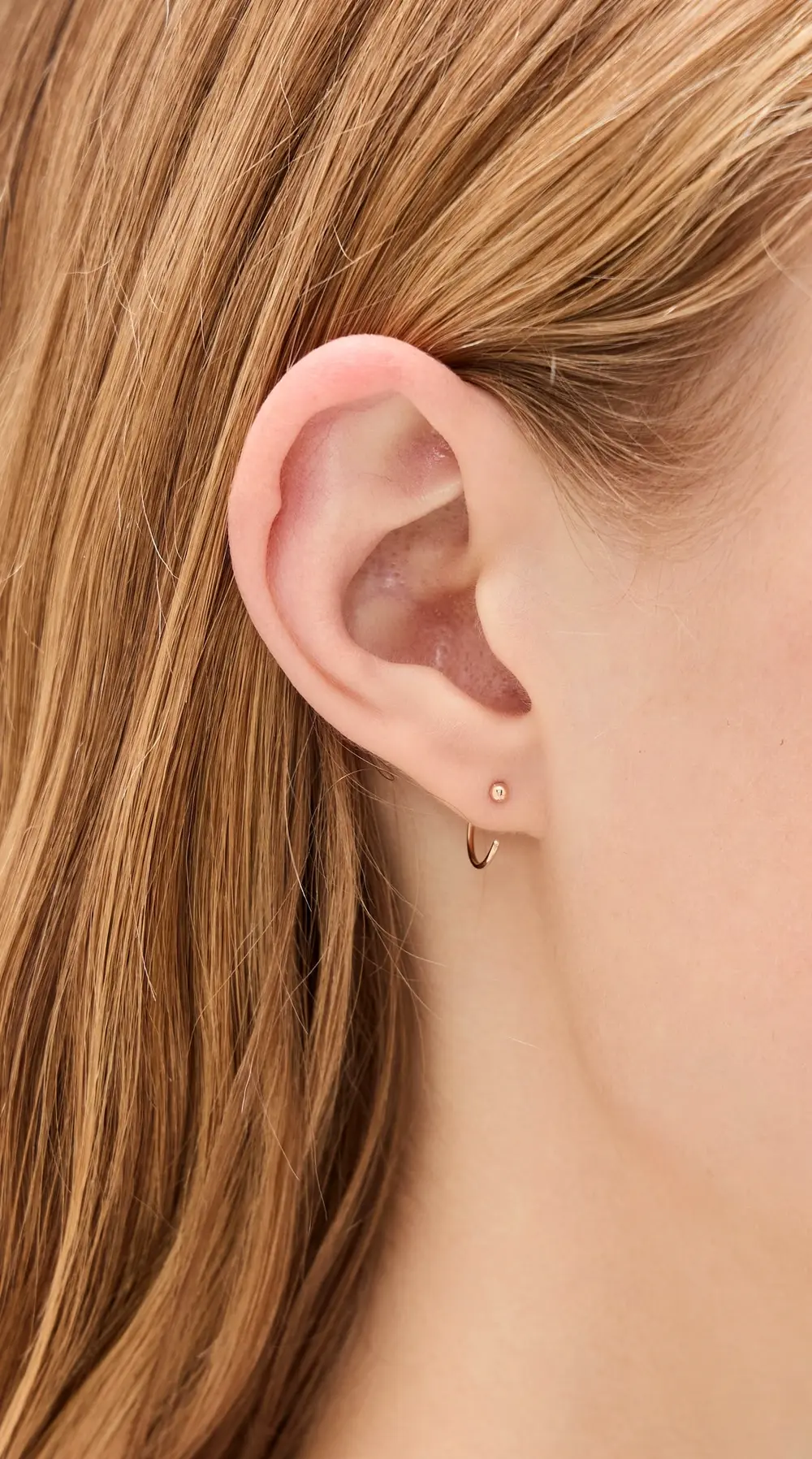 Zoe Chicco 14k Gold Ball Huggie Hoop Single Earring