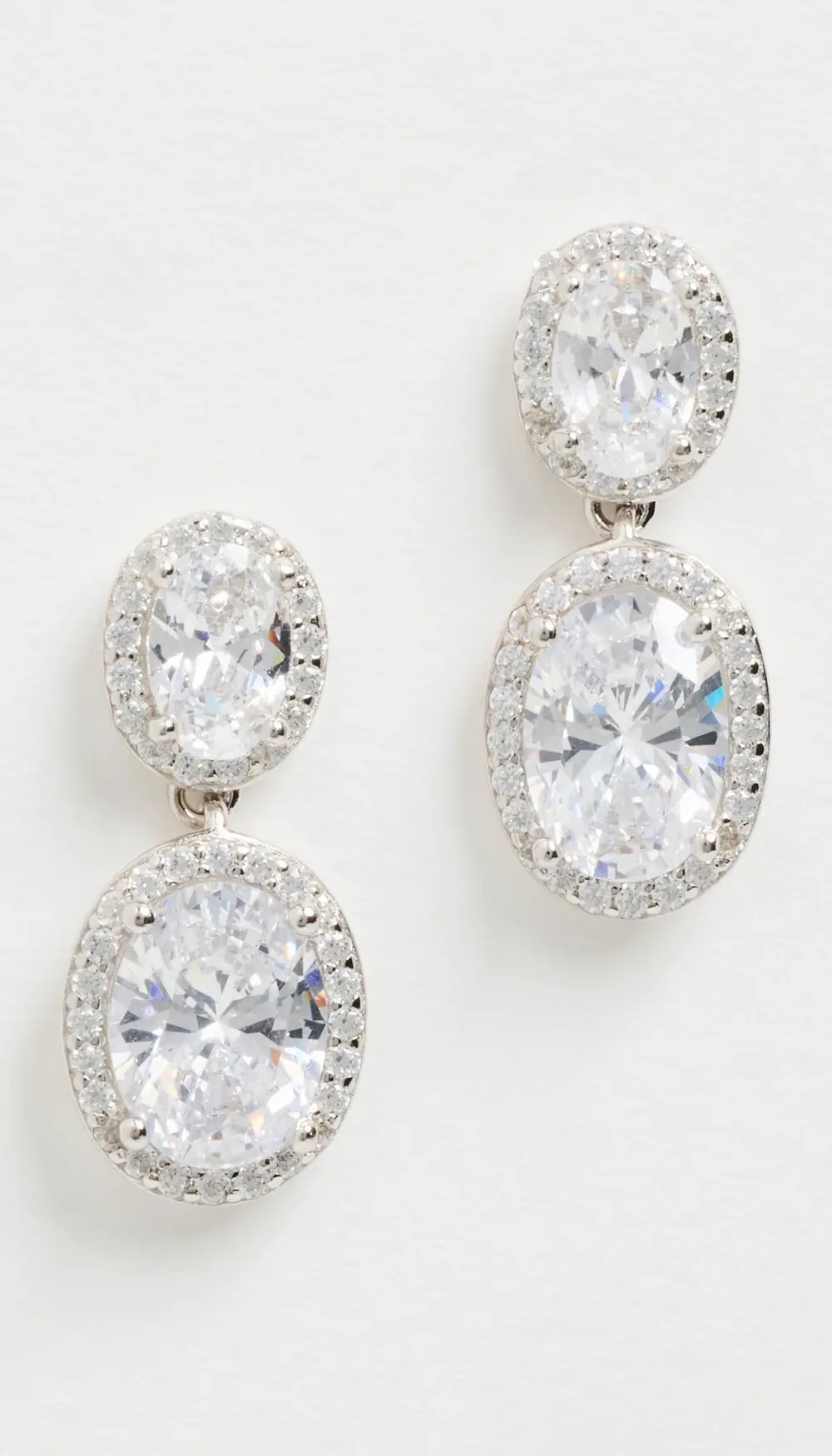 SHASHI Halo Drop Earring