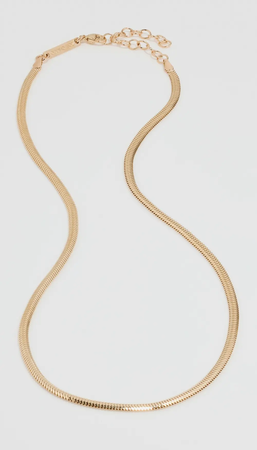 Zoe Chicco 14k Small Oval Snake Necklace