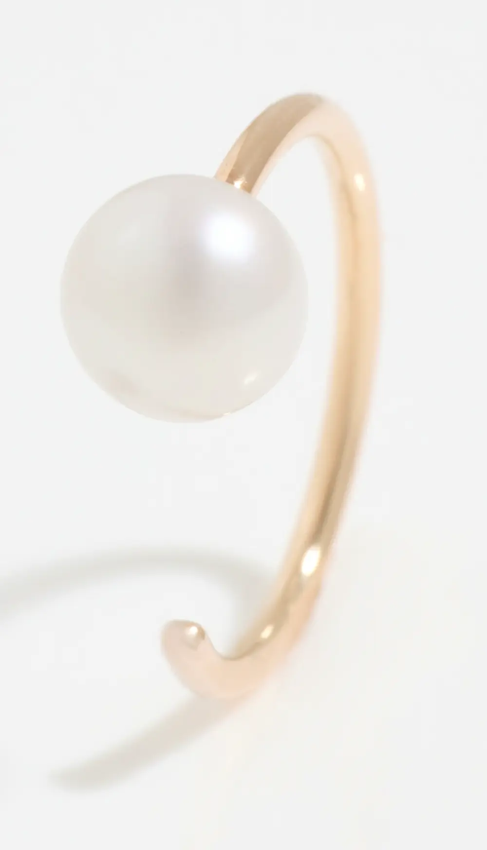 Zoe Chicco 14k Gold Reversible Pearl Huggie Hoop Earrings