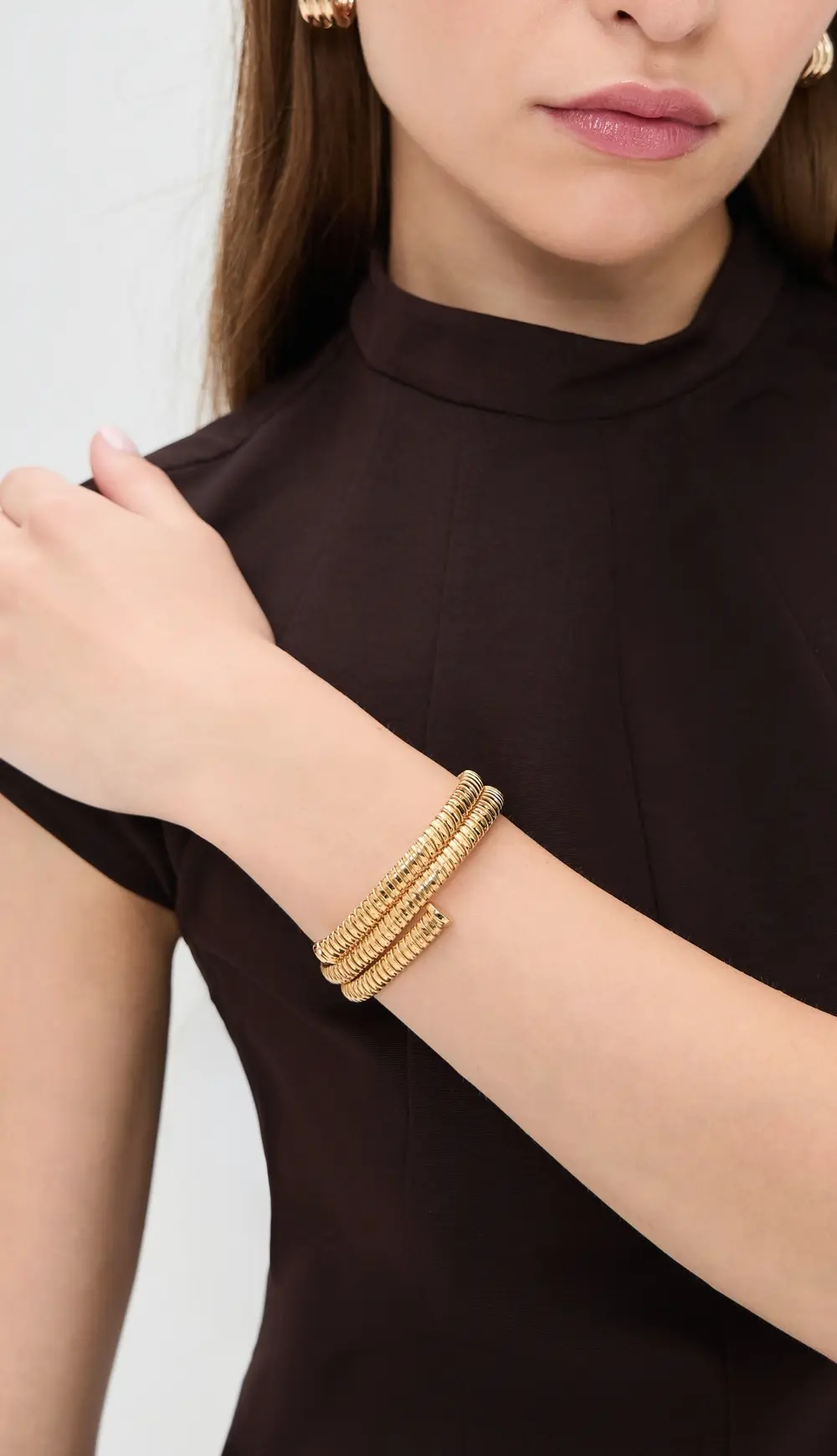 IVI Los Angeles Gaia Triple Twist Bracelet