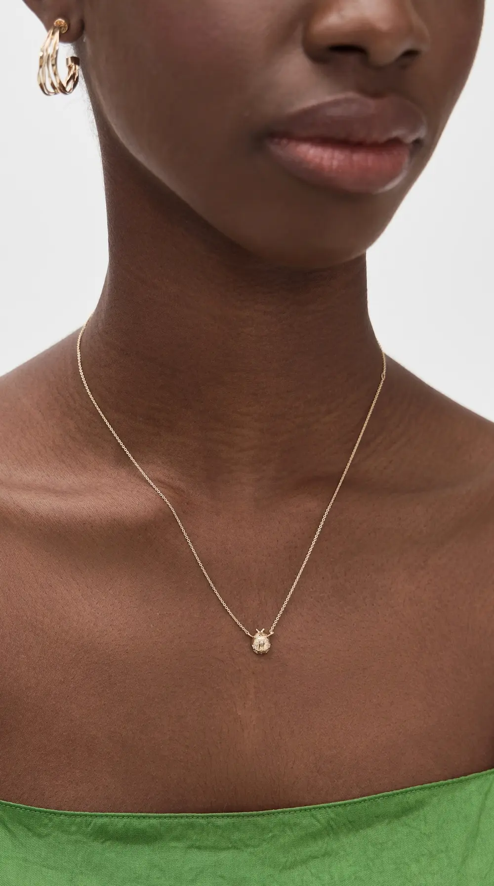 Harwell Godfrey 18k Ladybug Pendant Necklace