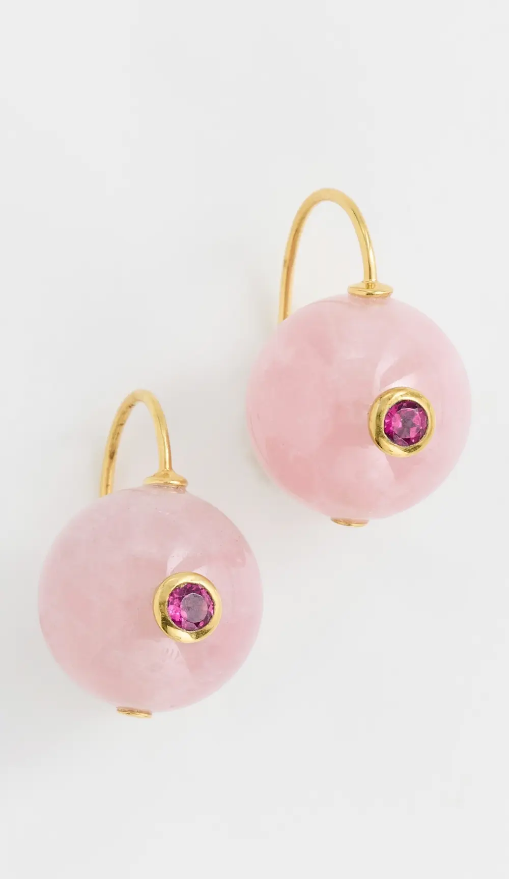 Lizzie Fortunato Comet Earrings In Madagascar Rose