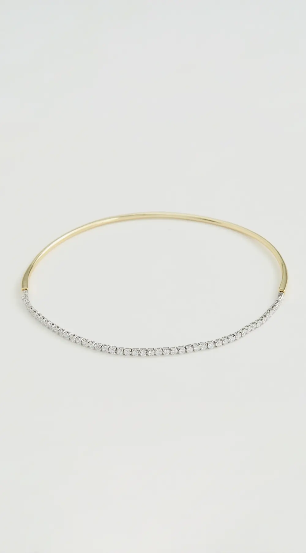 SHASHI Nikita Half Tennis Necklace