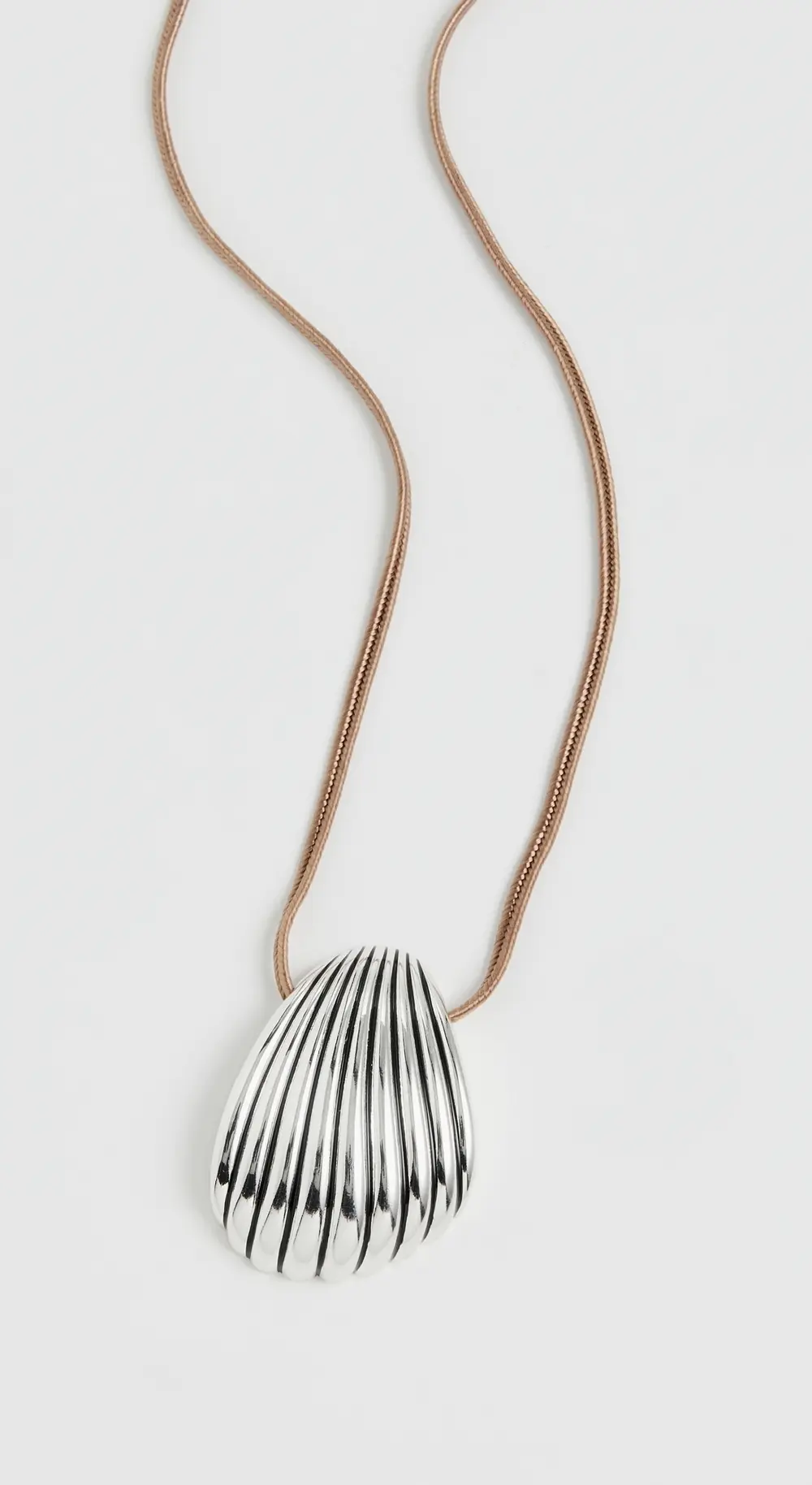 MAYAMAR Silver Shell Adjustable Necklace