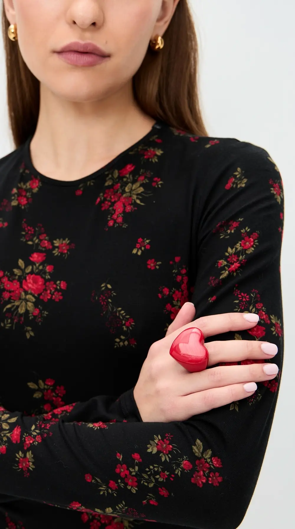 Clare V. Grande Heart Ring