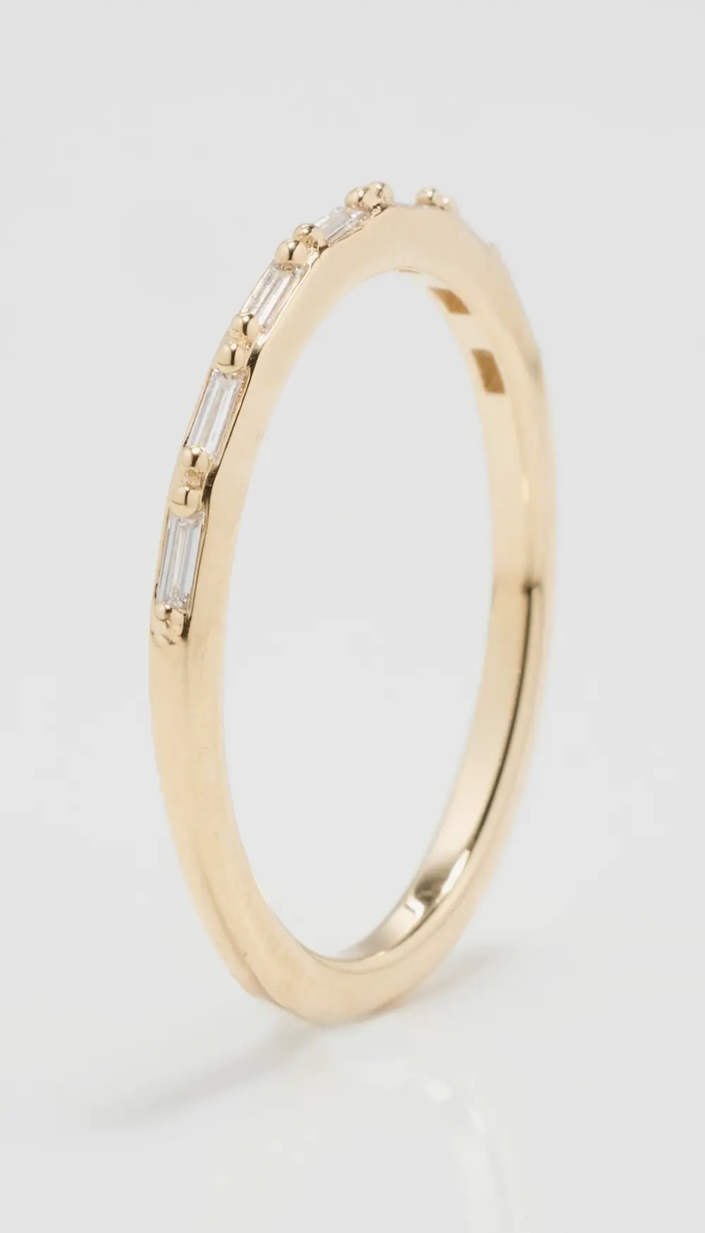 Kalan by Suzanne Kalan 14k Horizontal Diamond Baguette Ring