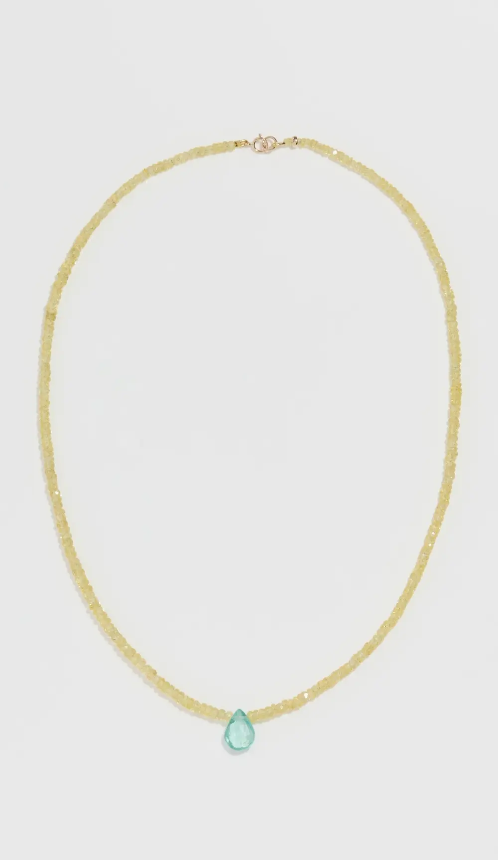 JIA JIA Yellow Sapphiree Drop Necklace