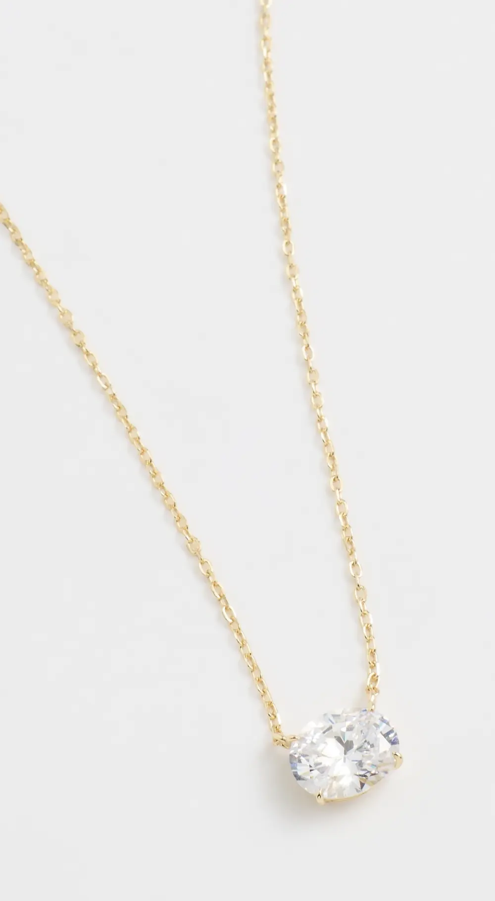 SHASHI Oval East To West Necklace