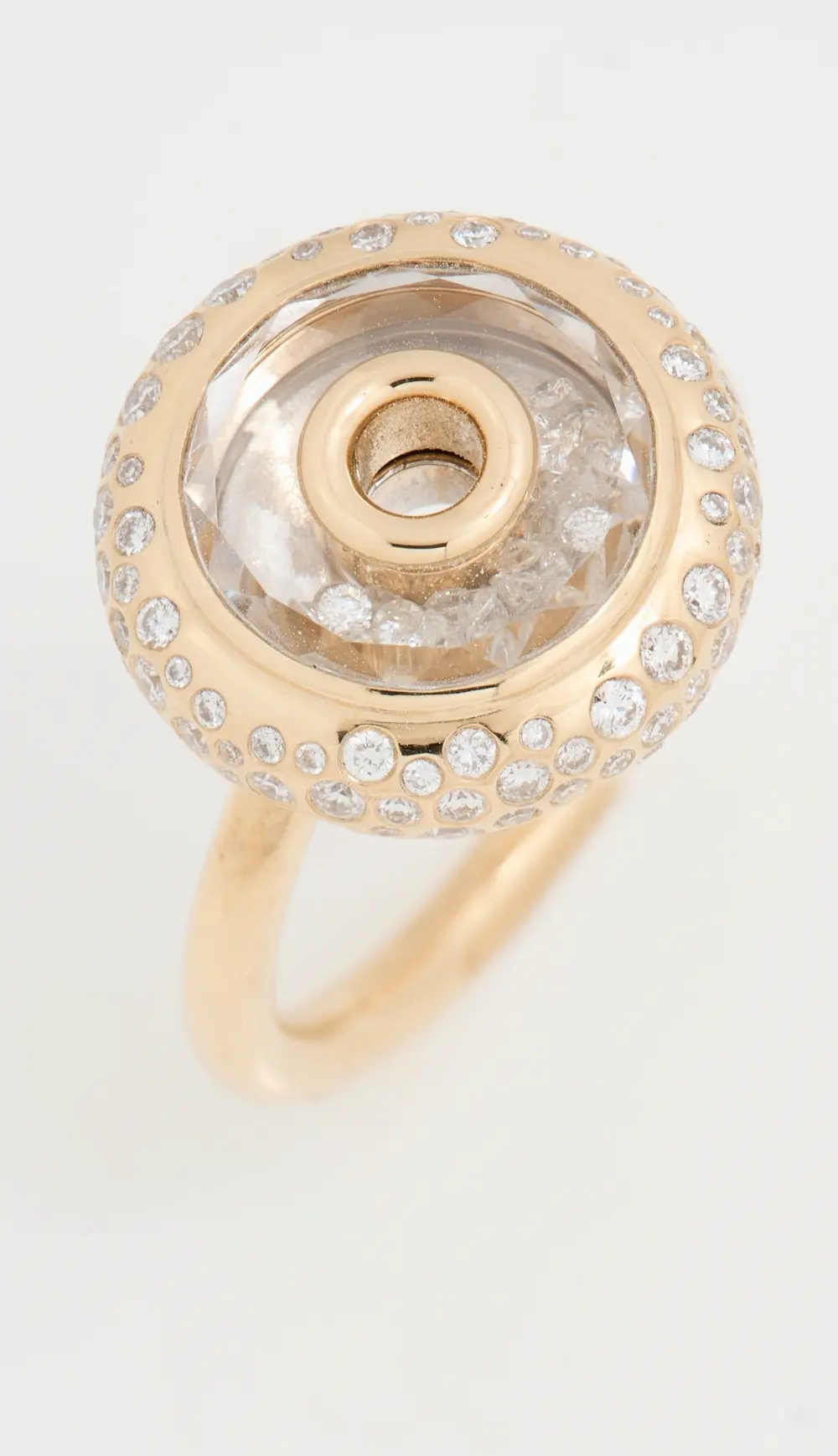 Moritz Glik 18k Roda Pave Ring