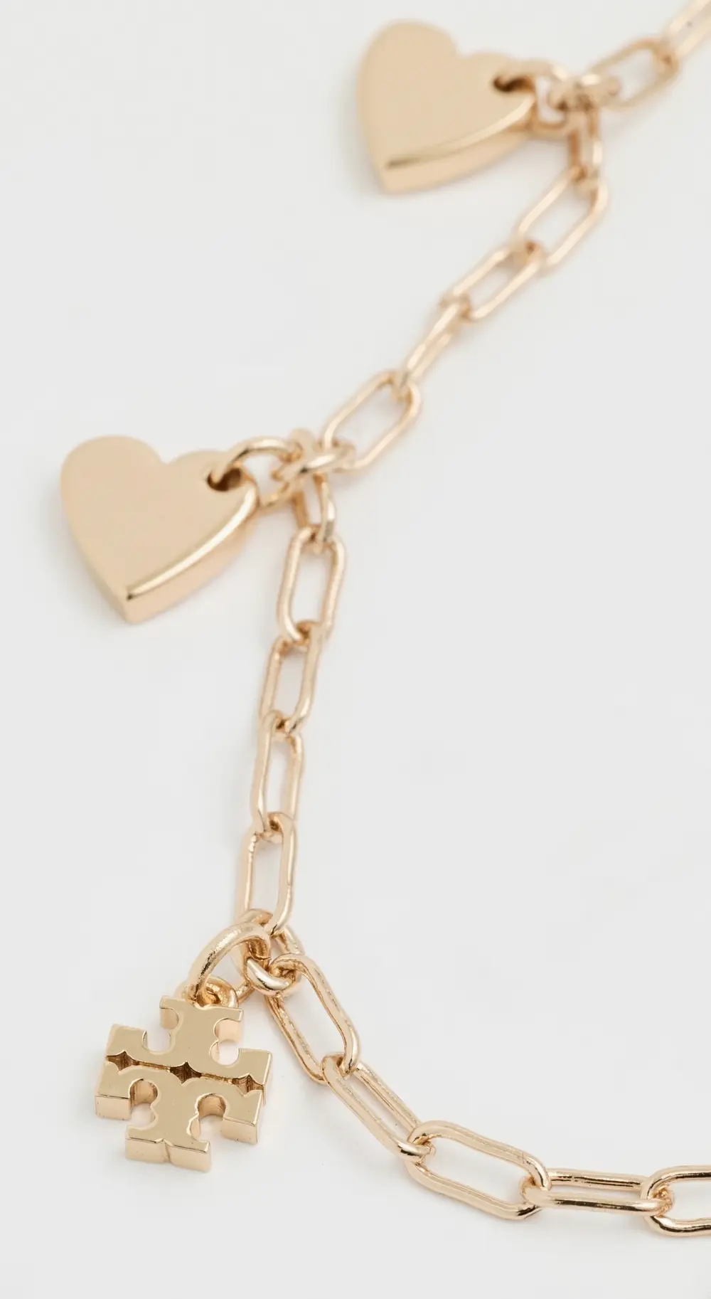 Tory Burch Good Luck Chain Heart Bracelet