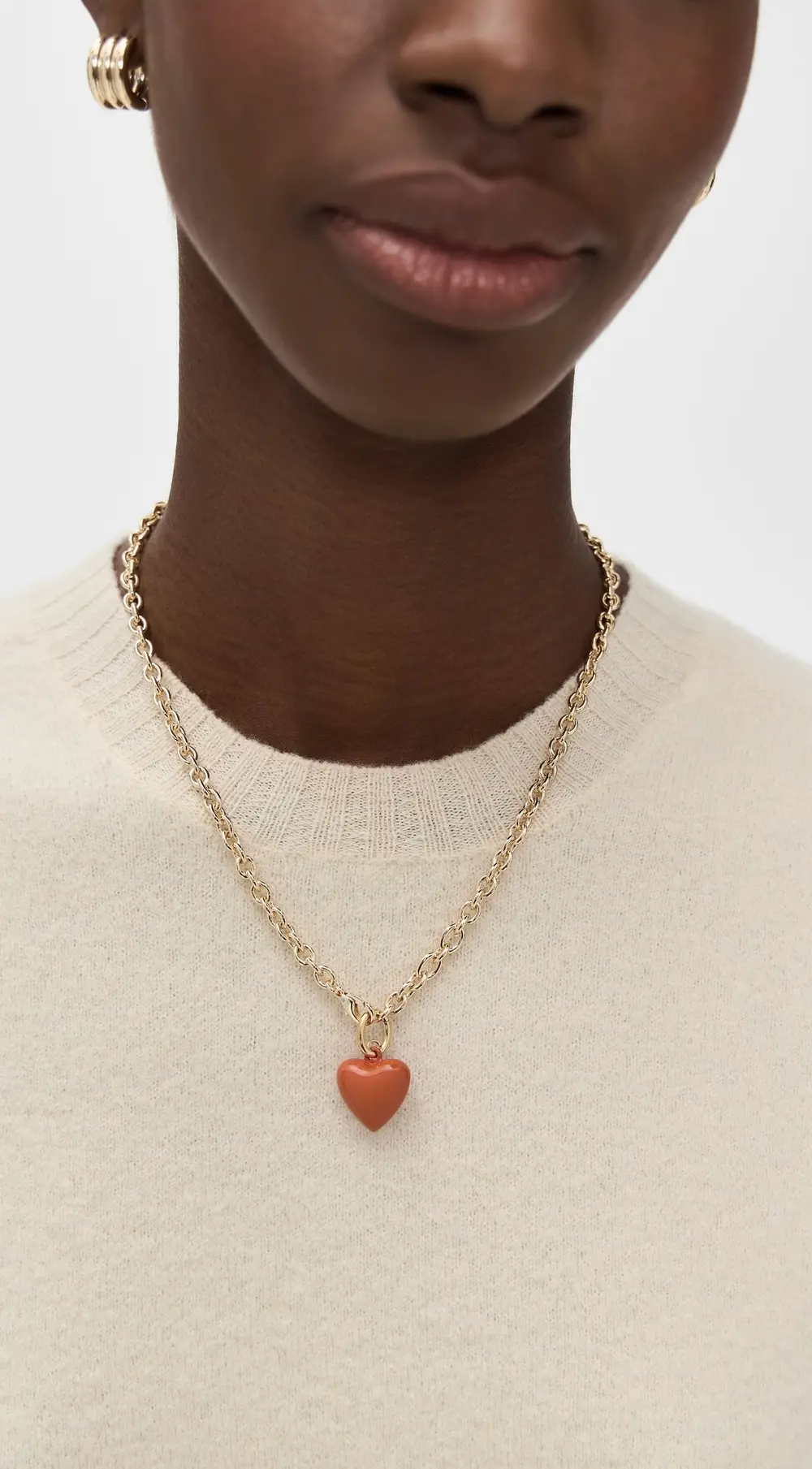 Roxanne Assoulin The Mini Puffy Heart Necklace