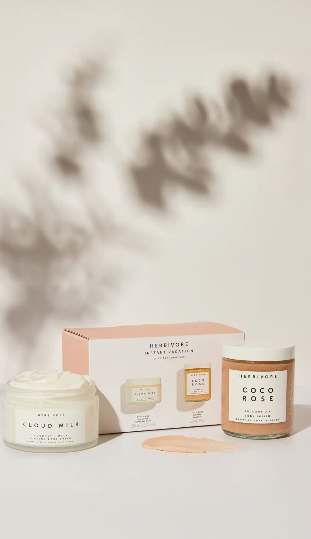 Herbivore Instant Vacation Silky Soft Body Set