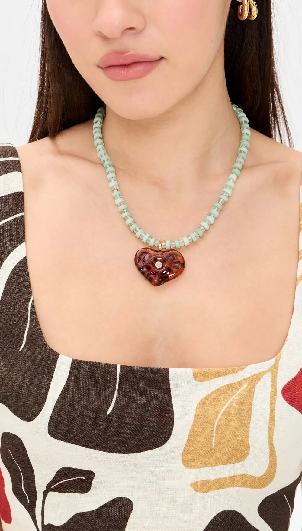 Lizzie Fortunato Pia Necklace In Leopard