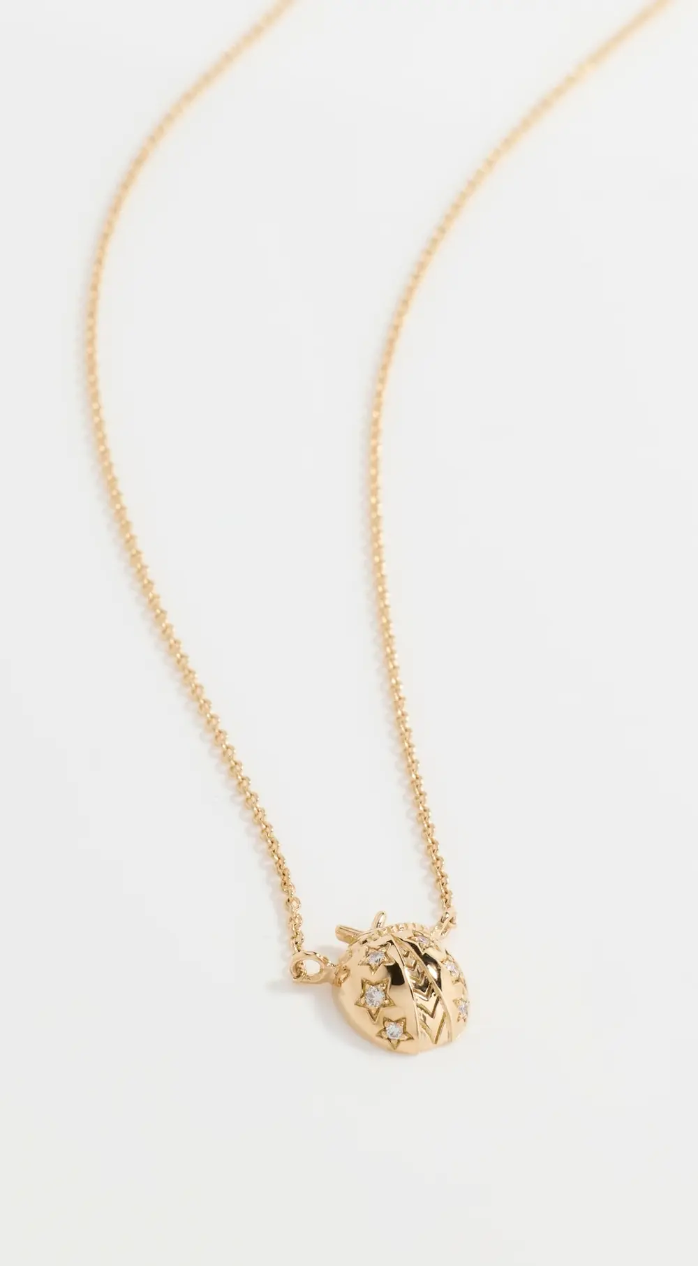 Harwell Godfrey 18k Ladybug Pendant Necklace