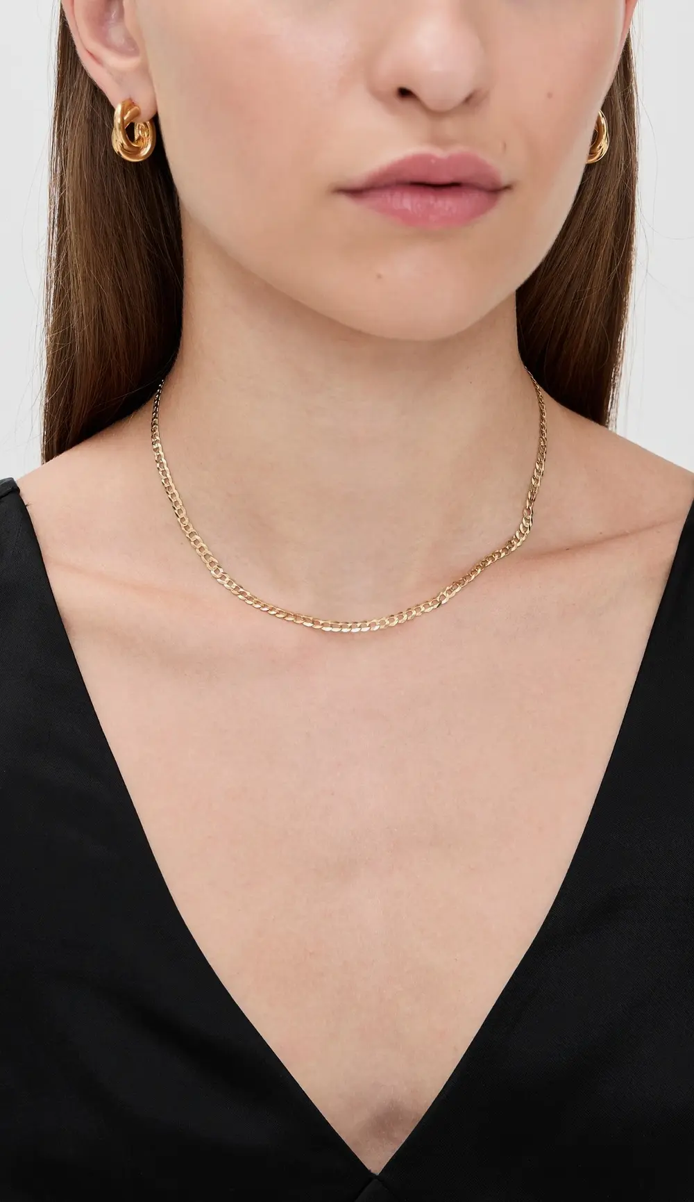 Isa Grutman 14k Cuban Chain Necklace