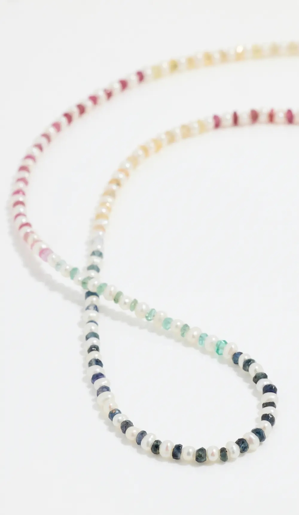 JIA JIA 14k Connection Mini Pearl and Rainbow Necklace