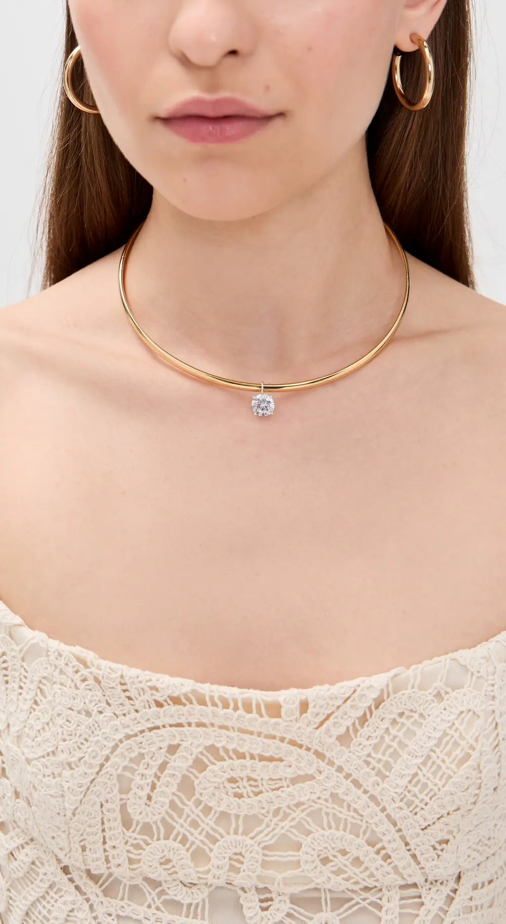 SHASHI Roux Cuff Necklace