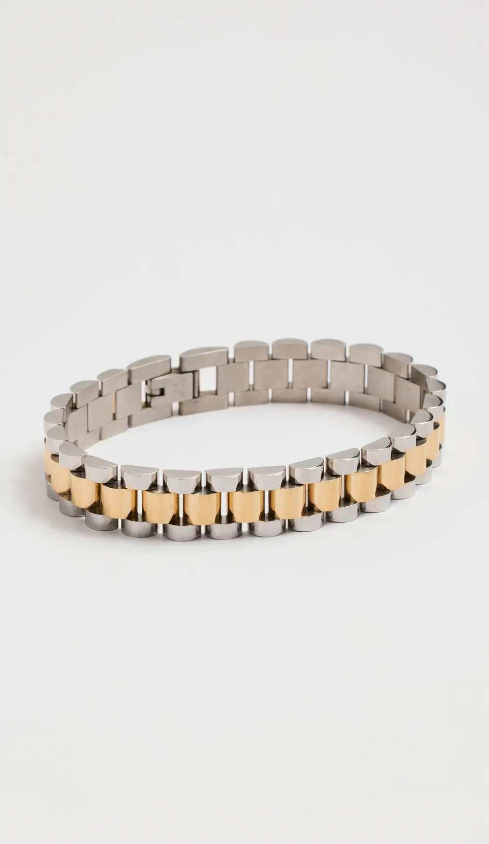 Luv Aj Two-Toned Timepiece Bracelet