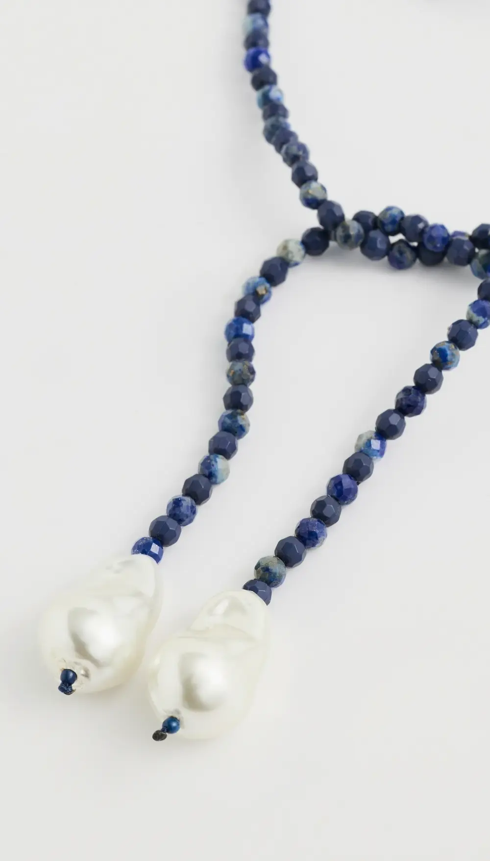 BaubleBar Semi-Precious Pearl Wrap Necklace