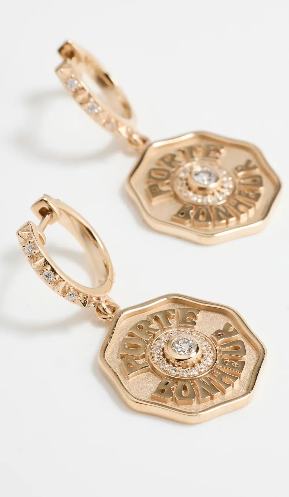 Marlo Laz 14k Mini PB Earrings