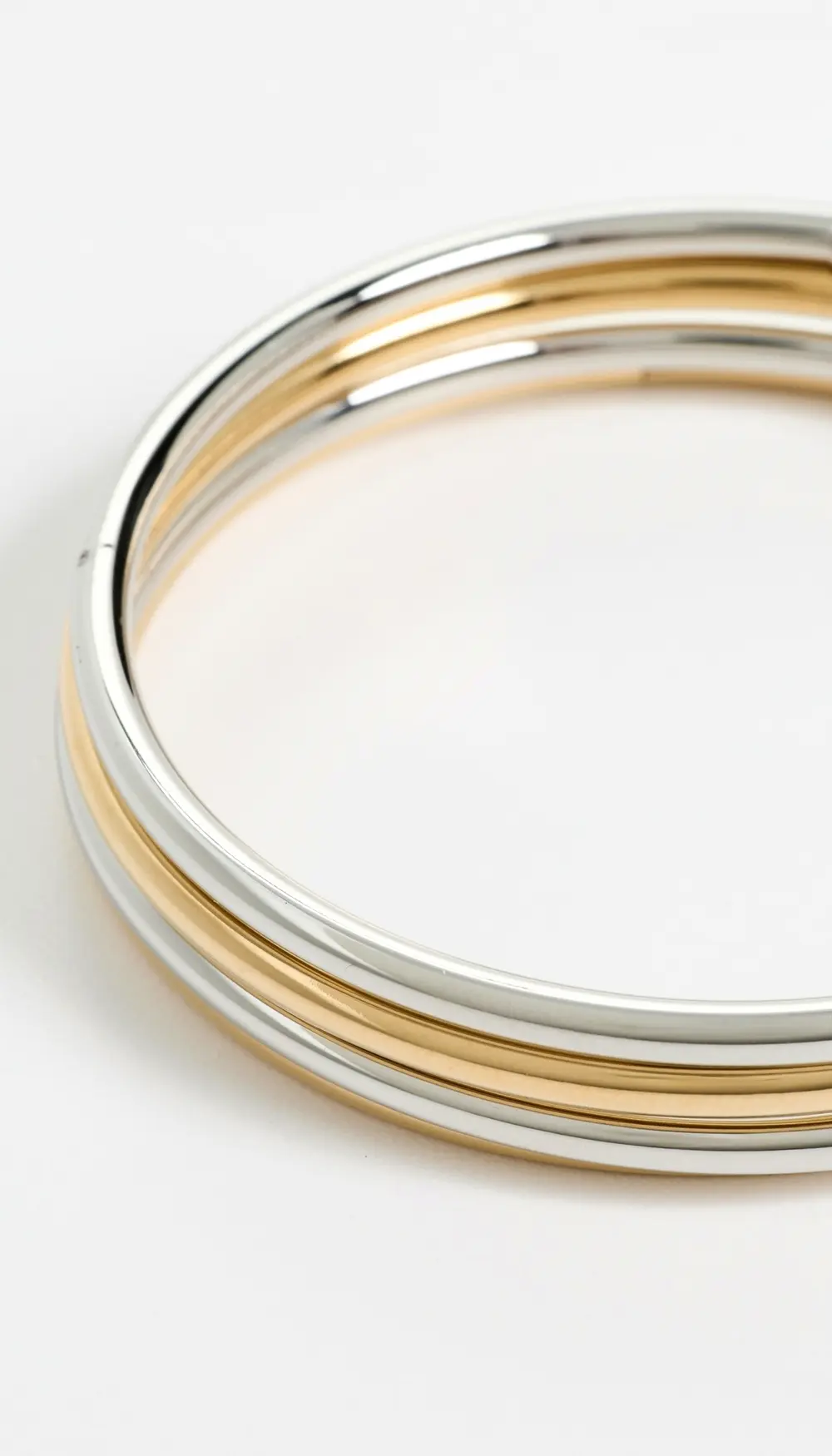 SHASHI Bangle Two Toned Bracelet Set