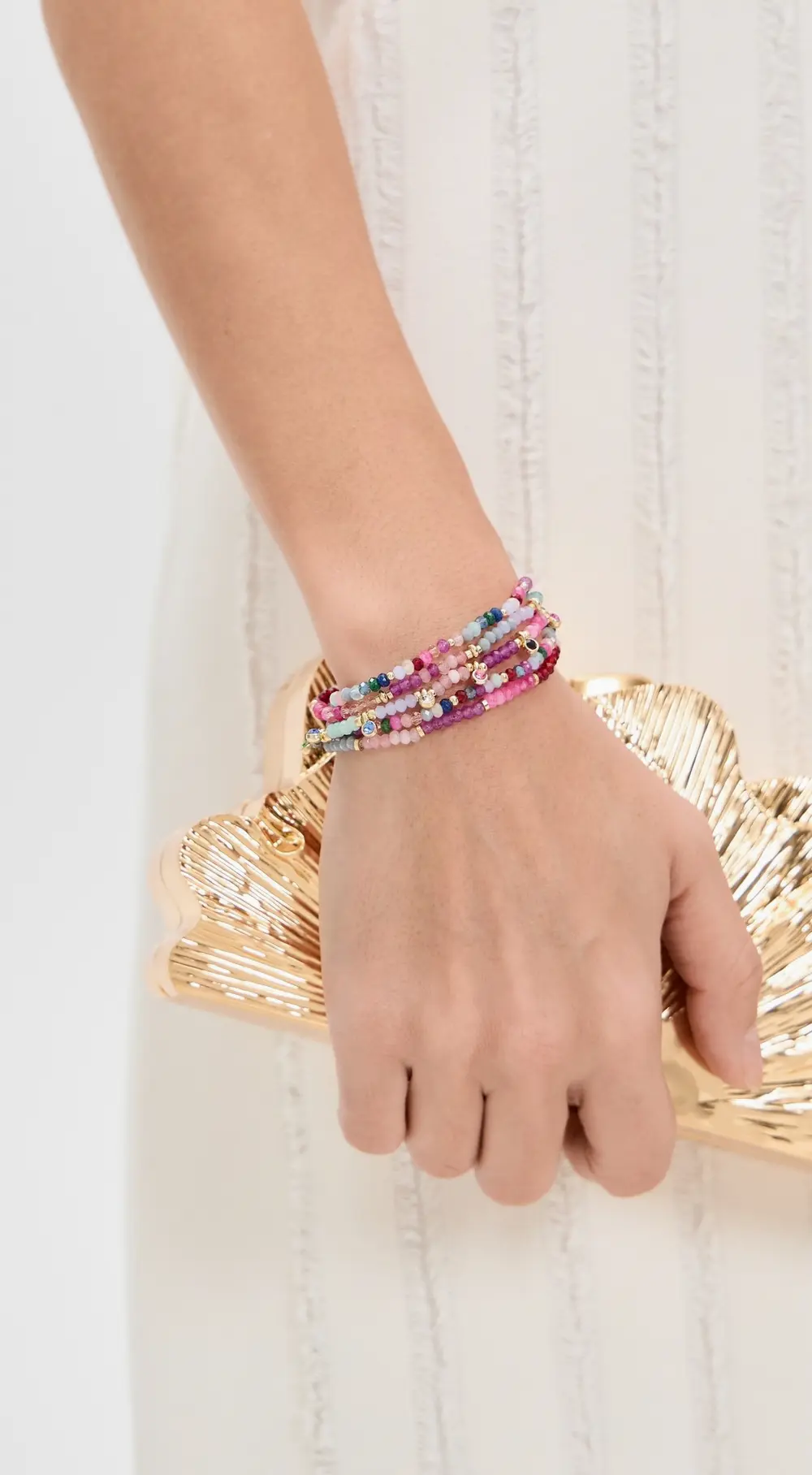 BaubleBar Indya Semi-Precious Layered Bracelets