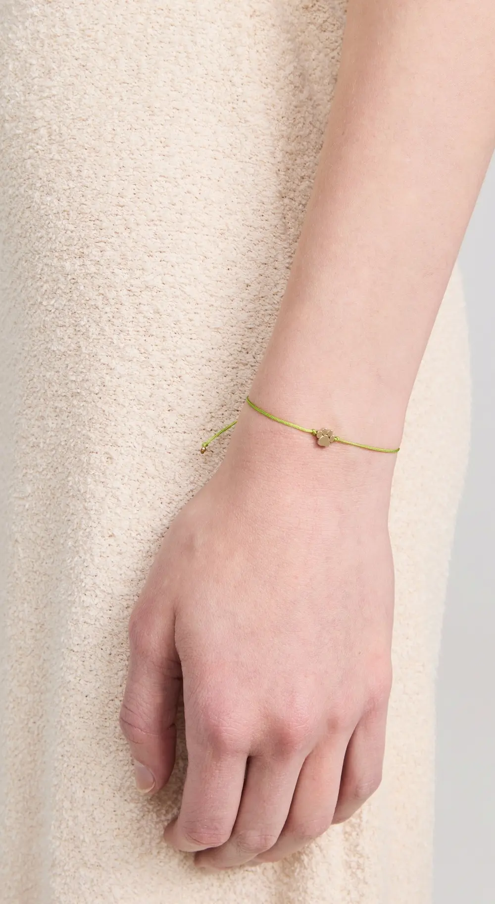 Sydney Evan Tiny Pure Paw Cord Bracelet