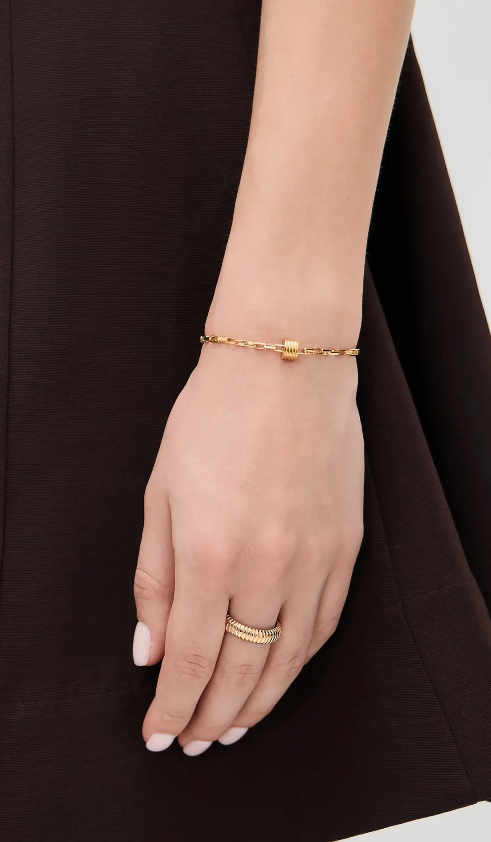 IVI Los Angeles Aurelia Mini Signet Charm Bracelet