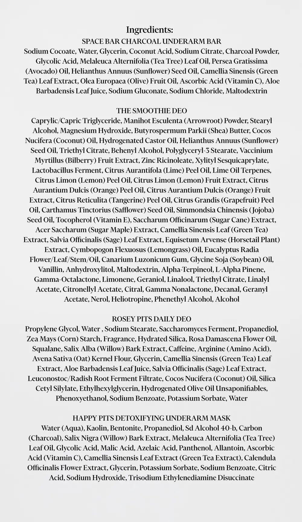 Megababe CLEAN PIT ROUTINE Detoxifying Underarm Kit