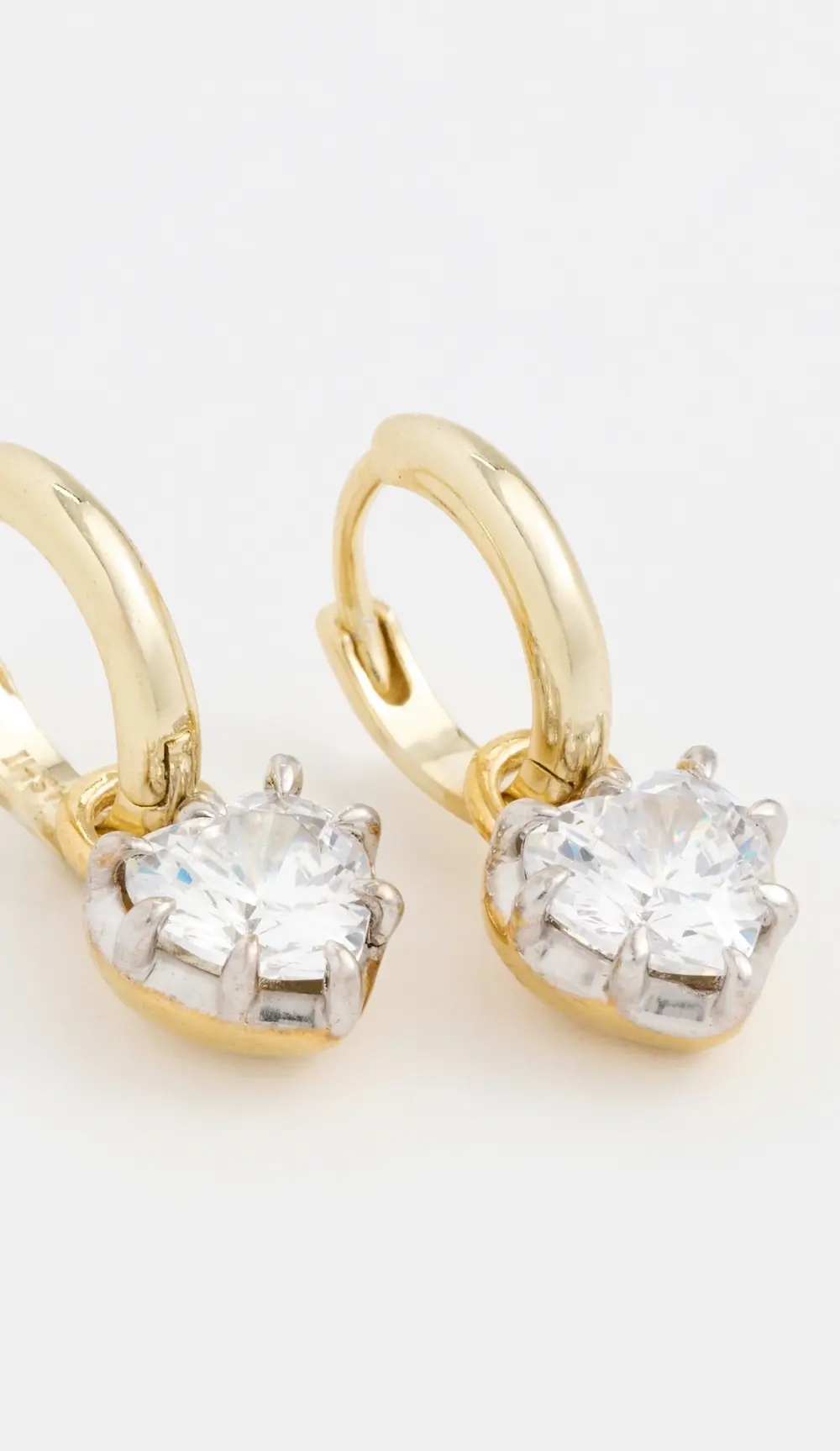 SHASHI Heart Georgian Cut Earrings