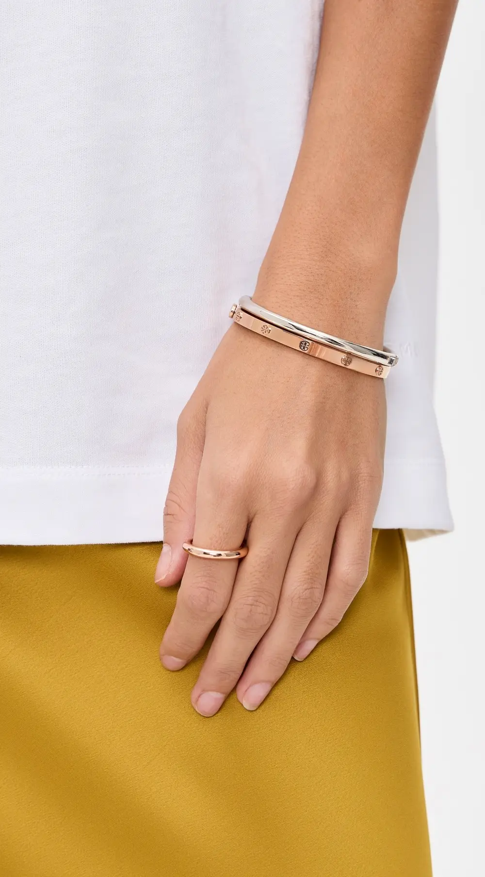 Tory Burch Thin Icon Hinge Bracelet