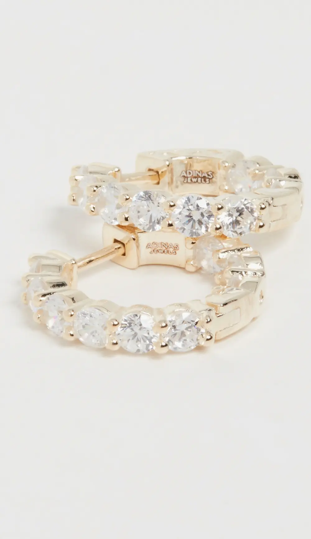 By Adina Eden Mini Round Hoop Earrings