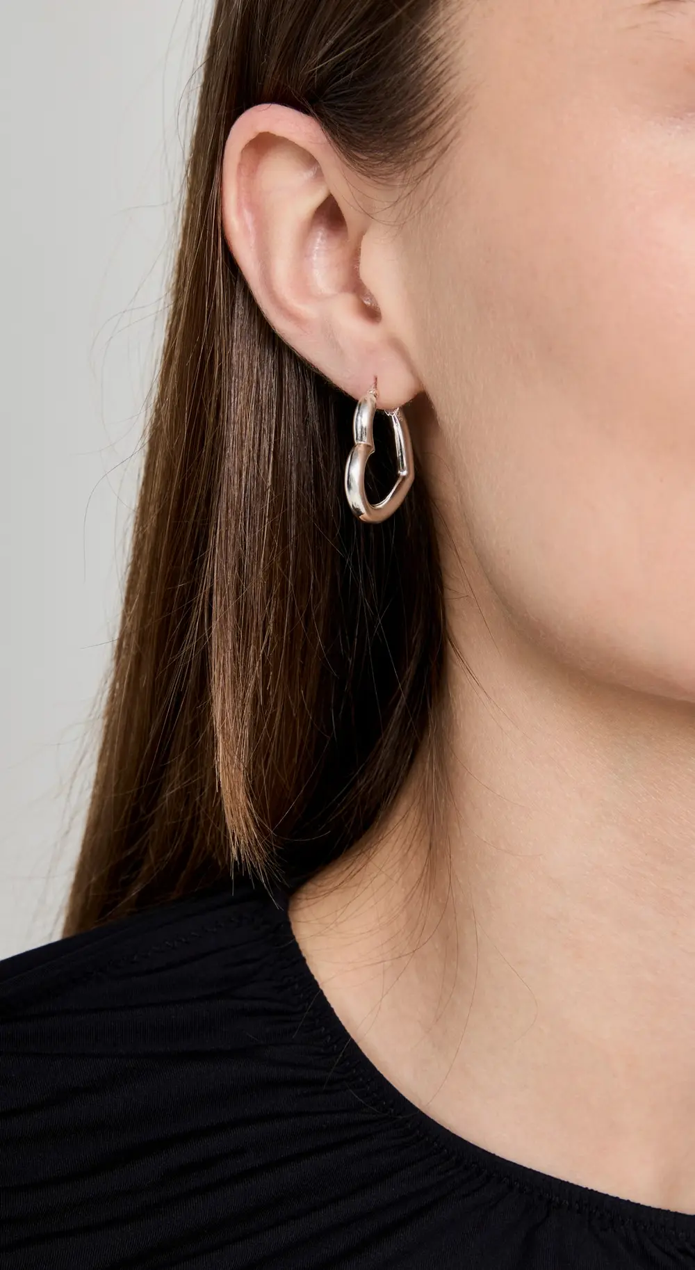 Ariel Gordon Jewelry Heart Helium Hoops