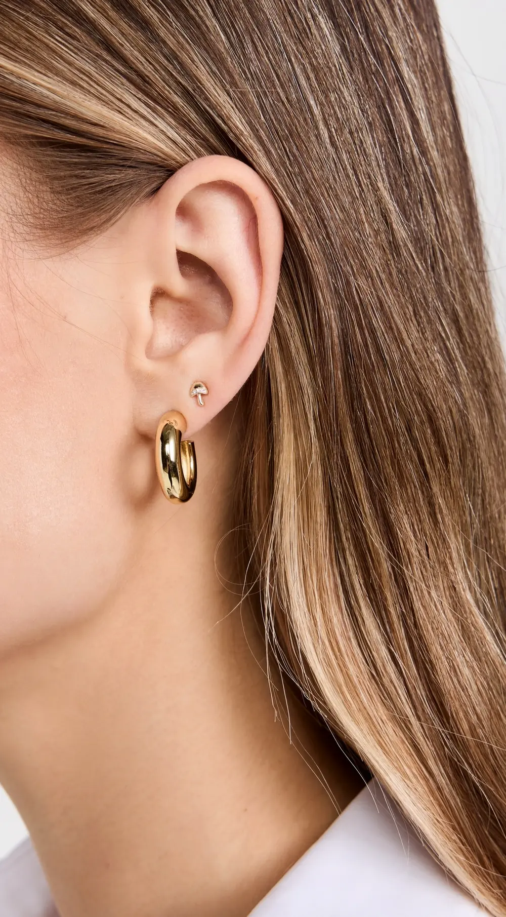 EF Collection Mini Magic Mushroom Stud Earrings