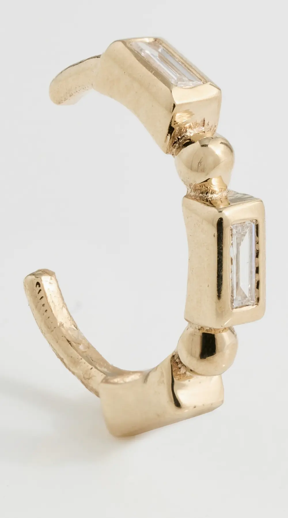 Zoe Chicco 14k Gold Baguette Diamond Ear Cuff
