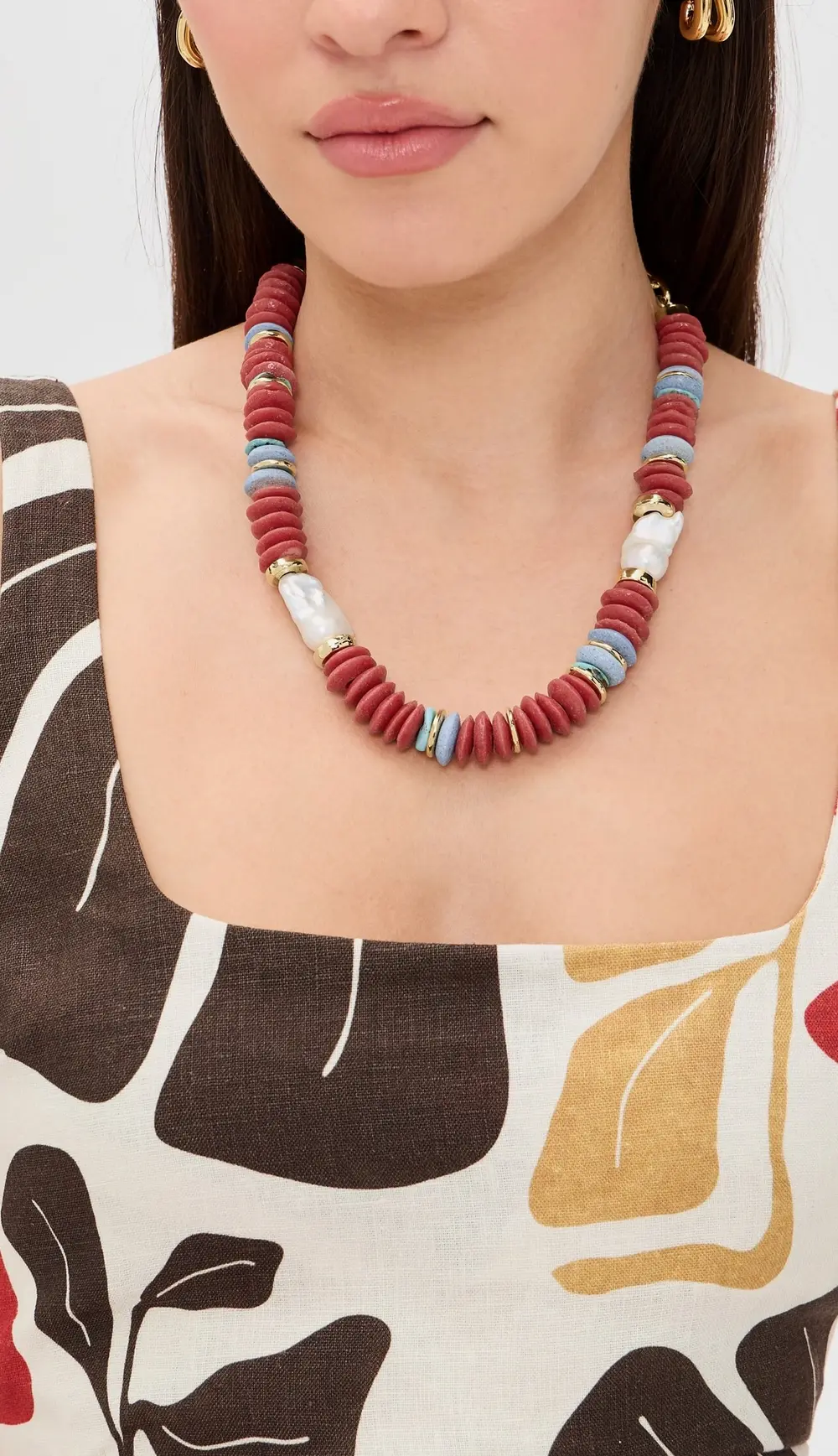 Lizzie Fortunato Umi Necklace In Rust