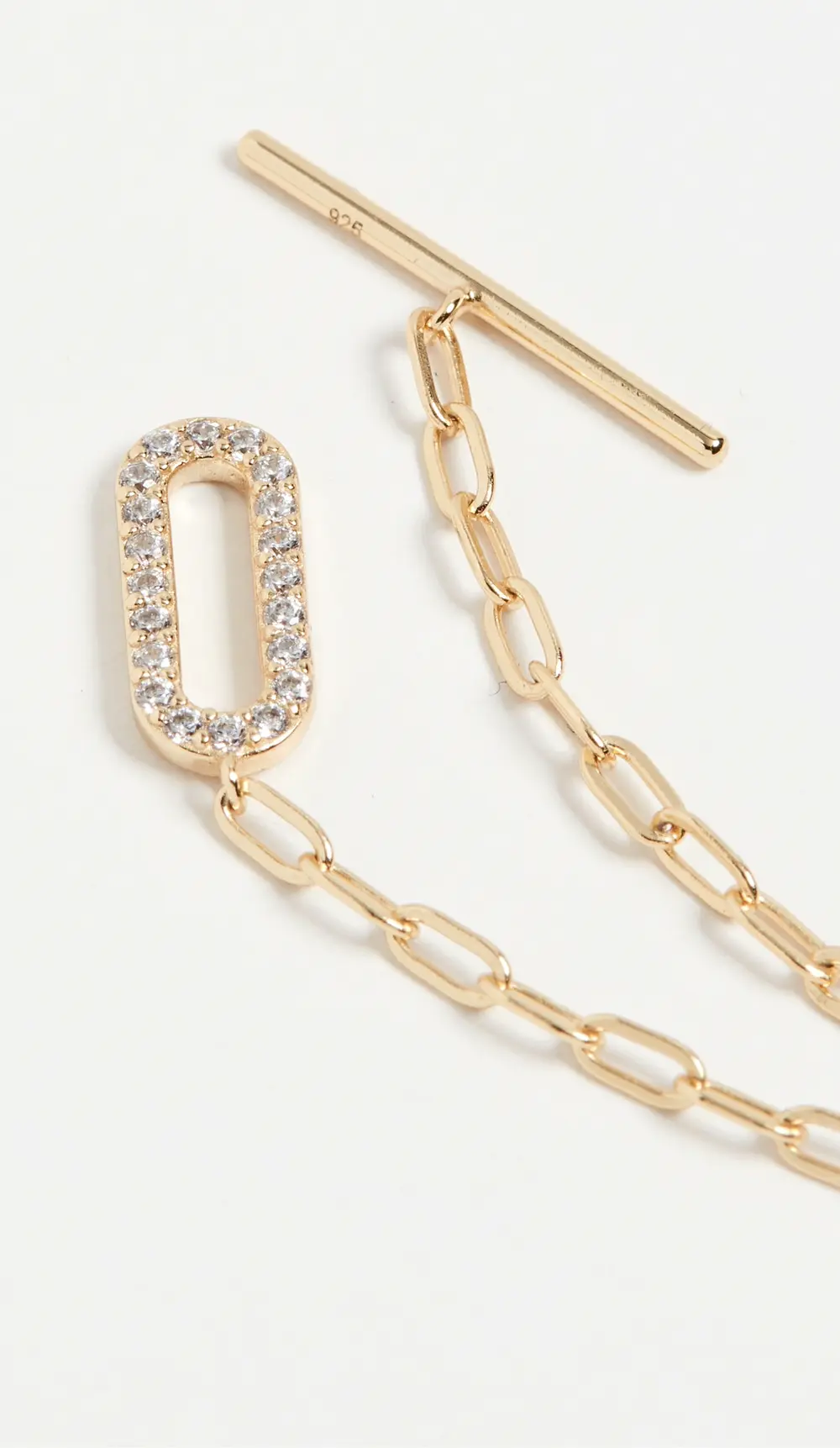 SHASHI Jade Pave Bracelet