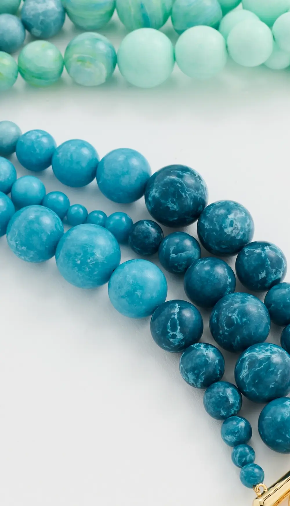 Lele Sadoughi Riviera Diana Triple Row Necklace