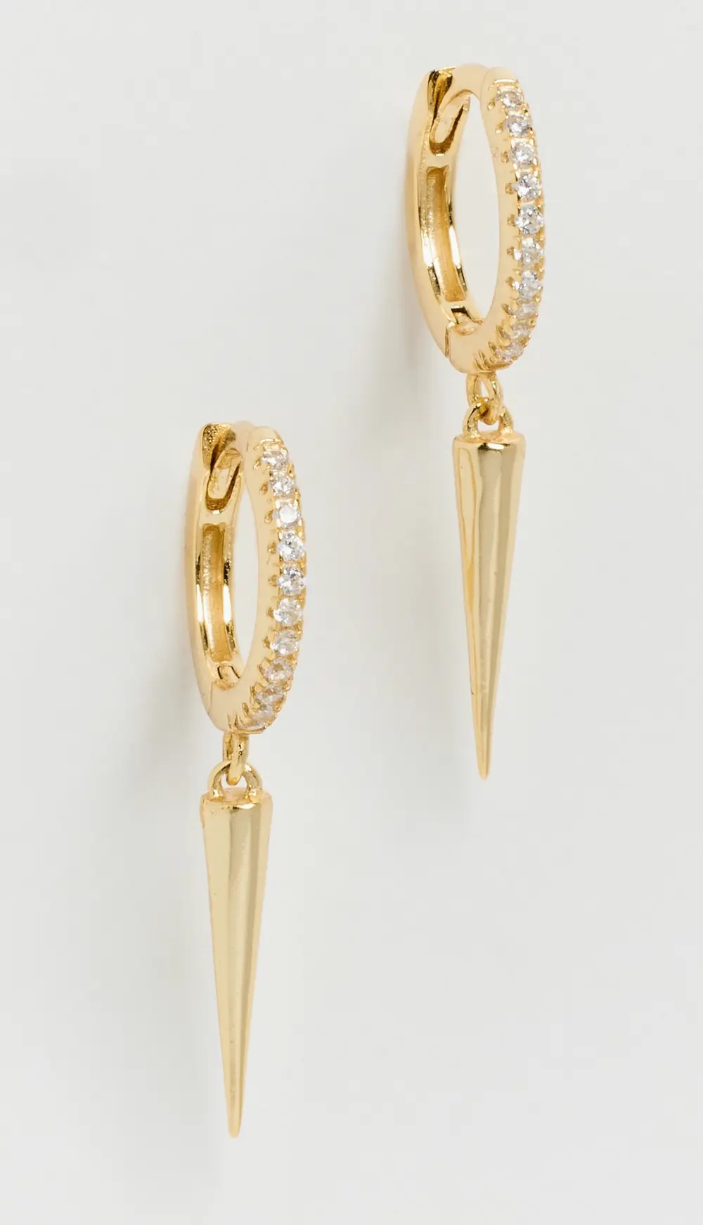 SHASHI Dagger Hoop Earrings